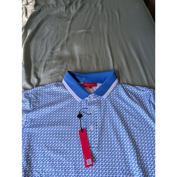 NWT Redvanly Devine Polo in Marine  size L - Picture 2 of 9